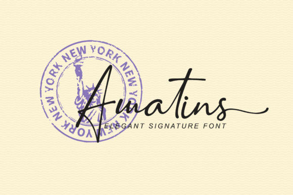 Amatins Font: Elegant Script for Editorial Design