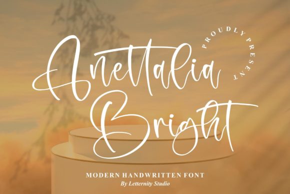 Anettalia Bright: A Script Font for Thoughtful Design
