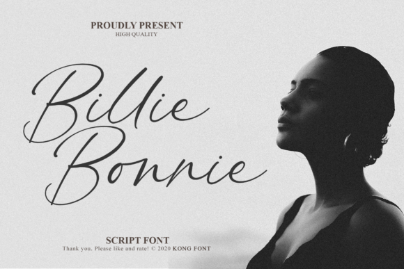 Billie Bonnie Font for Creative Makers