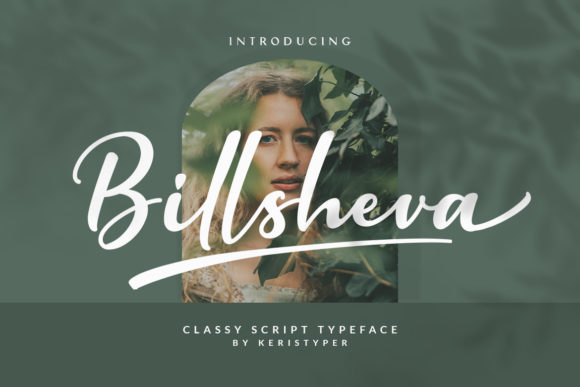 Billsheva: A Handwritten Script Font for Modern Branding
