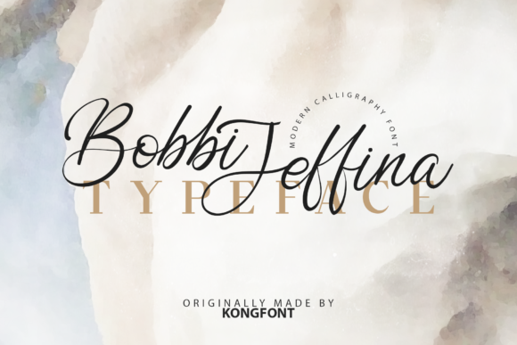 Bobbi Jeffina Font for Creative Design