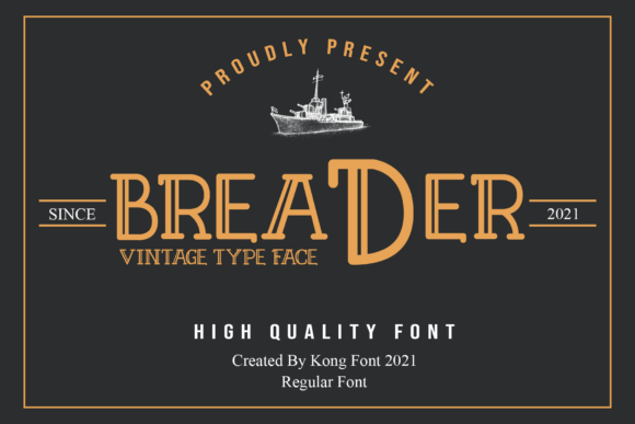 Breader Font for Creative Projects
