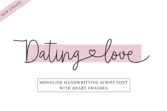 Dating Love Font for Elegant Web Typography