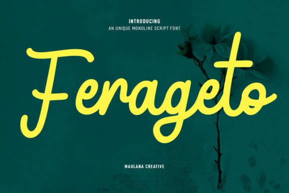 Ferageto Font: A Vintage Script for Modern Web Design