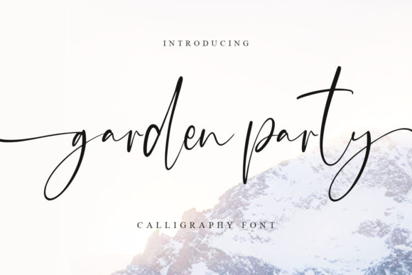 Garden Party Font for Elegant Branding