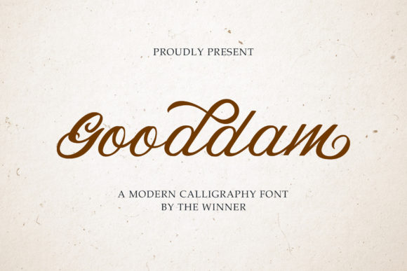 Gooddam Font: A Script Typeface That Elevates Handmade Creations