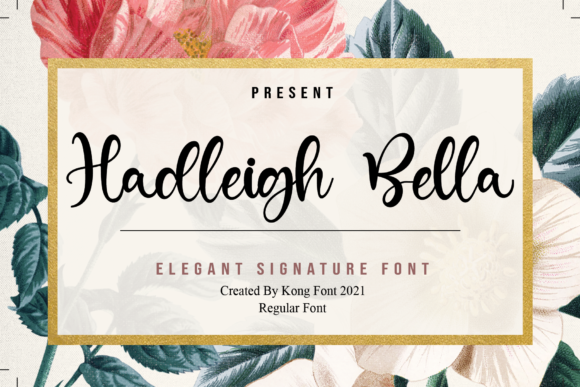 Hadleigh Bella Font for Creative Design
