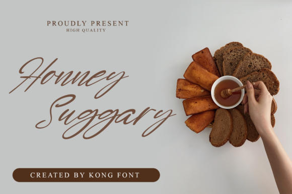 Honney Suggary Font for Creative Projects