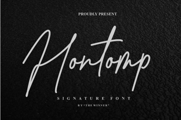 Hontomp Font: A Stylish Script for Craft and Design Projects