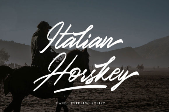 Italian Horskey Font for Stylish Campaign Design