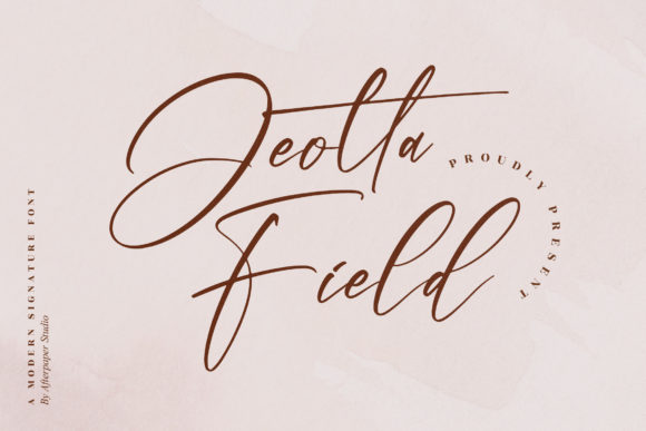 Jeotta Field: A Premium Script Font for Campaign Designers