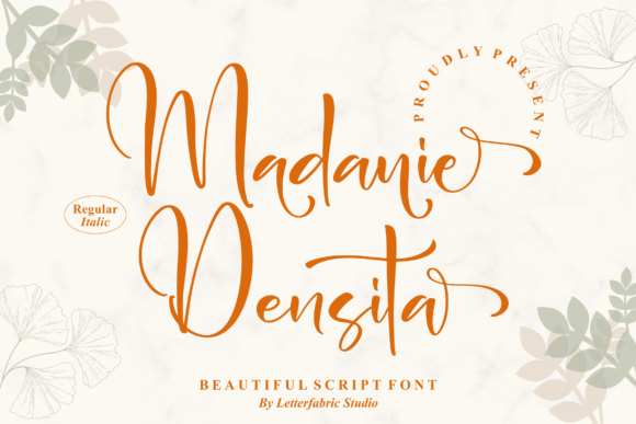 Medanie Densita: A Stylish Script Font for Digital Projects