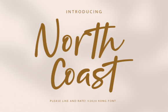 North Coast Font: Modern Script for Designers