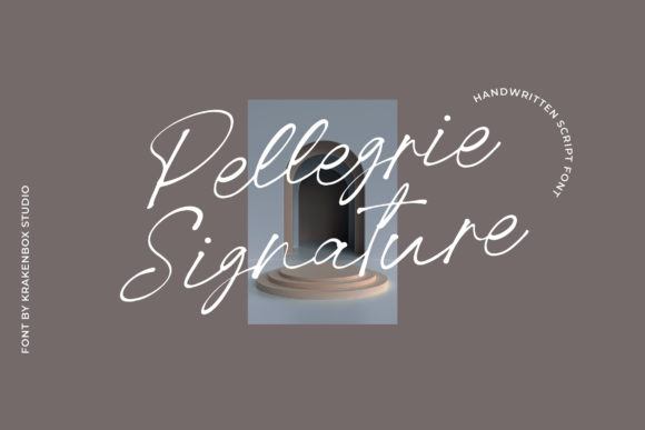Pellegrie Signature Font for Campaigns and Branding