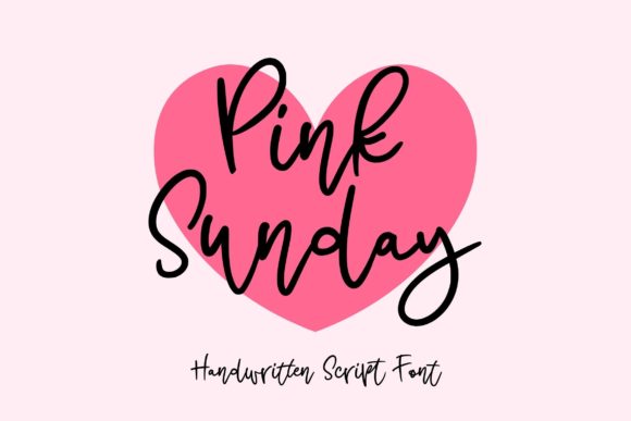 Pink Sunday Font for Creative Projects