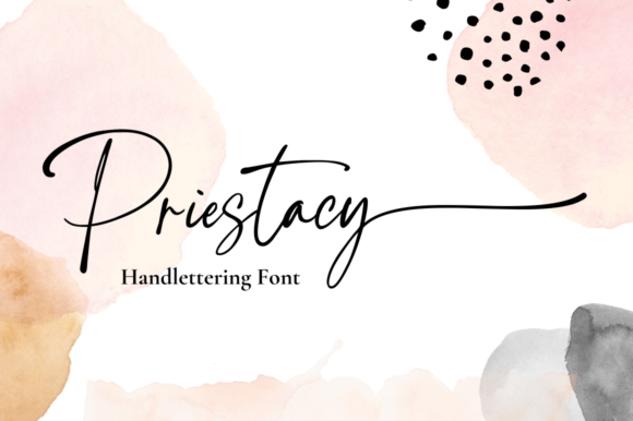 Priestacy: A Delicate Script Font for Elegant Branding