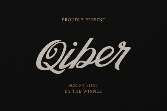 Qiber Font: A Script Typeface for Elegance in Web Design