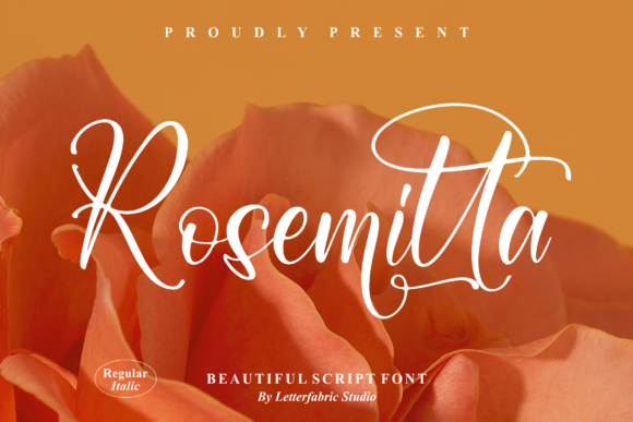 Rosemitta Script Font for Handmade and Branding Projects