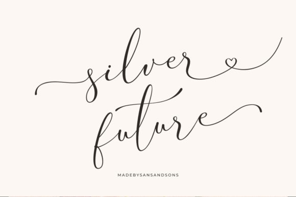 Silver Future Font for Small Business Branding