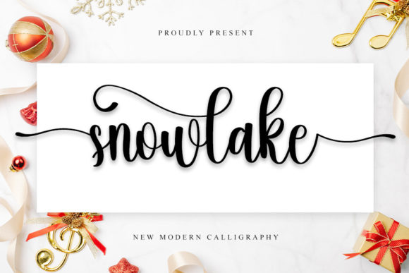 Snowlake Font for Business Branding and Design Projects