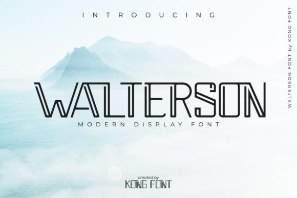 Walterson Font: Playful Typography for Creative Projects